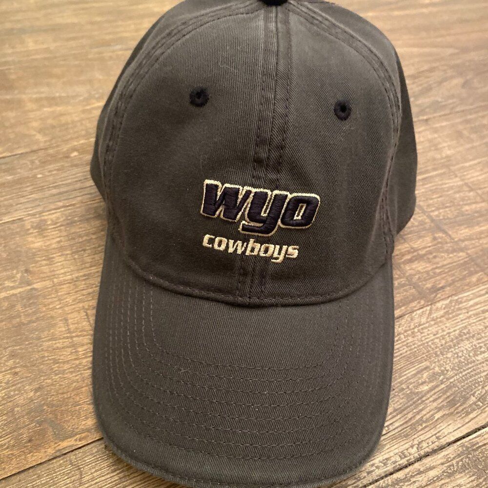 Wyoming Cowboys Wyo Cowboys The Game Strapback Baseball Cap Hat Gray Men's OS